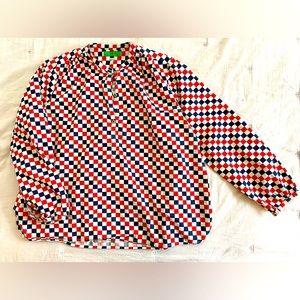 Clare V checker popover shirt